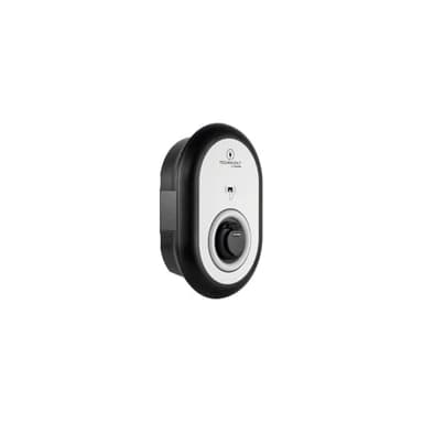 TechniSat TECHNIVOLT 100-11kW Ladestation/Wallbox für E-Autos mit integrierter Ladesteckdose Typ 2 für schnelles Laden zu Hause, RFID-Karte, förderfähig, IP54, schwarz