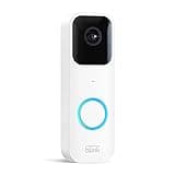 Blink Videotürklingel (Video Doorbell), lange Batterielaufzeit, Gegensprechfunktion, Selbstinstallation, HD-Video, Bewegungserfassung, App-Benachrichtigungen bei Klingeln, Alexa-kompatibel (weiß)