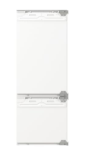 Gorenje RKI514D22 Einbau-Kühl-Gefrierkombination/145er Nische/Festtürscharnier/EEK:D/FrostLess/208 Liter/Digitale Temperaturanzeige/LED Beleuchtung/Türscharnier wechselbar/HxBxT: 144 x 54 x 54 cm/Weiß