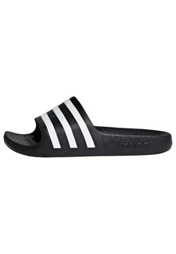 adidas Unisex Kinder Adilette Aqua Slides Kids, Core Black/Cloud White/Core Black, 34 EU