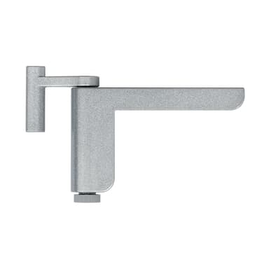 ABUS Türschließer 2603 für leichte Innentüren – geeignet für DIN links und rechts schließende Zimmertüren – ohne Bohren, ohne Schrauben – Silber