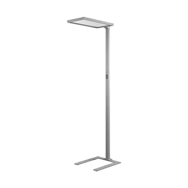Arcchio LED Büro Stehlampe dimmbar, Bewegungsmelder Tageslichtsensor Bürolampe Stehleuchte Uplight Downlight 4000K Deckenfluter Standleuchte Office