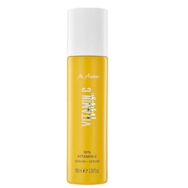 M. Asam VITAMIN C Intense 10% Serum (100ml) – Vitamin C Hochdosiert, Anti-Aging Serum Für Strahlenden Glow, Gesichtspflege Für Ebenmäßigen Teint, Spendet Feuchtigkeit