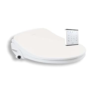 MEWATEC Dusch WC Sitz D700 2.0 mit Anschluss-Set | Bidet Toilettensitz | Dusch WC | Bidet | Podusche | deutsches Produkt