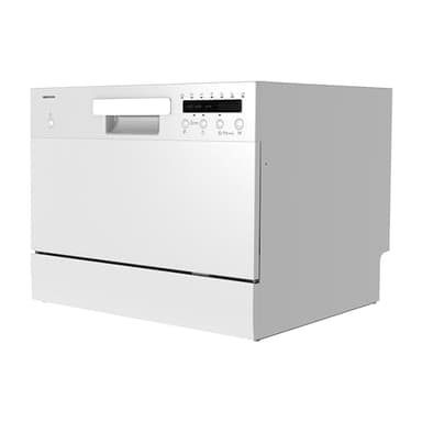 MEDION Tischgeschirrspüler DWT 60 (6 Gedecke Fassungsvermögen, 7 Reinigungsprogramme, LED Anzeige, 47 dB, MD37496) weiß