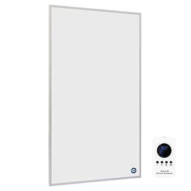 Hocosyme Infrarotheizung mit Thermostat 1000 Watt, Infrarotheizung Wandmontage bis 120 Grad Celsius für 10-25㎡ - 1-3 Min auf Betriebstemperatur - TÜV- mit Fernbedienung