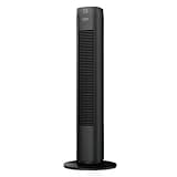 Taurus Babel RCH Turmventilator, 50 W, Höhe 86 cm, 4 Geschwindigkeiten, 3 Modi Normal/Brise/Nacht, Timer 9 h, Auto-Off, Oszillierend, Fernbedienung, Touchscreen, Grau