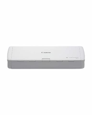 Canon Scanner imageFORMULA R10 Mobiler Duplex Scanner | Dokumentenscanner | USB Kabel | Bis zu 12 Seiten pro Min | 20 Blatt Einzug | CaptureOnTouch Lite Software I OCR | durchsuchbare PDF