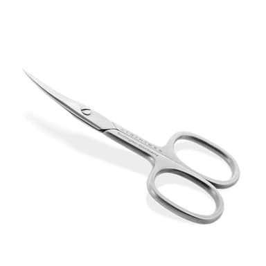 OTTO HERDER NAGELSCHERE GEBOGEN - Extra scharfe Nagelschere Solingen 9cm mit gebogener Schneide einseitige Mikrozahnung aus hochwertigem rostfreiem Edelstahl für Fingernägel und Fussnägel