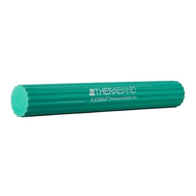 TheraBand FlexBar Handtrainer | Unterarmtrainer für Rehabilitation & Griffkraft | Trainingsgerät für Hand, Handgelenk & Unterarm | Fitness Zubehör | Handmuskeltraining | Flexibler Übungsstab (GRÜN)
