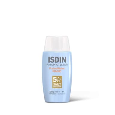 ISDIN Fusion Water Magic LSF 50 Sonnencreme Gesicht - Täglicher Sonnenschutz & Feuchtigkeit - Ultraleicht, Zieht sofort ein, 50ml