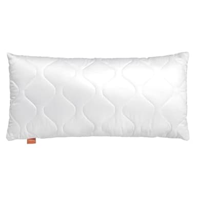 sleepling Kopfkissen 40x80 cm, Allergiker Kissen, waschbar, Made in EU, Ökotex, langes Schlafkissen 40 x 80, Bettkissen, Pillow, Komfort 100