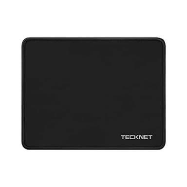 TECKNET Mauspad, 280 x 210 mm Gaming Mousepad mit Wasserdicht und Rutschfester Gummi für PC-Büro, Arbeit, Gaming, Studium, Laptop, Computer, Zuhause-Schwarz