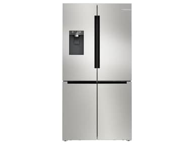 Bosch KFI96APEA, Serie 6, Smarter French Door Kühlschrank, 183 x 90,5 cm, 375 L Kühlen + 199 L Gefrieren, noFrost, Eis- und Wasserspender, Big Box, VitaFresh XXL 0º, AntiFingerprint, Gebürsteter Stahl