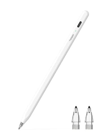 Metapen Air8 Pro iPad Stift für Apple iPad 2018–2025, Soft-Tip Upgrade, 20h Akkulaufzeit, 2X Schnellladung, Handballenabweisung, Ultraleicht Pencil für iPad 11/10/9/8/7/6, Air 3/4/5/M2/M3, Pro M4/12.9