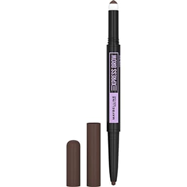Maybelline New York Express Brow Satin Duo Augenbrauenstift und -puder in Nr. 04 Dark Brown, dunkelbraun