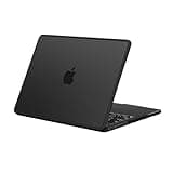 BlueSwan Hülle kompatibel für MacBook Pro 14 Zoll M4 M3 M2 M1 A3112 A3185 A3401 A2992 A2918 A2779 A2442 Pro/Max, Freigegeben 2021 2024, Fallfeste TPU-Rahmen+Matte Anti-Fingerprint Schutzhülle, Schwarz