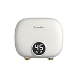 Briwellna Elektrischer Durchlauferhitzer, 5.5 kW, tankloser Mini-Warmwasserbereiter mit LED Temperaturanzeige,Instant Klein Durchlauferhitzer, 220 V