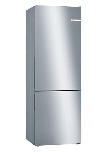 Bosch KGE49AICA Serie 6 XXL-Kühl-Gefrier-Kombination, 201 x 70 cm extra breit, 302 L Kühlen & 111 L Gefrieren, VitaFresh längere Frische, LowFrost seltener abtauen, BigBox Platz für großes Gefriergut