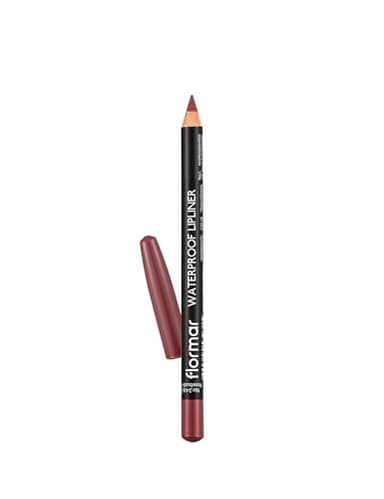 Flormar Lipliner Wasserfest Rosebush - Langanhaltender, Wischfester Lippenkonturenstift – Cremige Textur-für-Definierte Lippen – Für Alle Hauttöne Geeignet – Lip Pencil Naturton