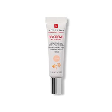 Erborian BB Creme mit Ginseng - Getönte Creme - Pflege mit "Babyhaut-Effekt" - 5-in-1 koreanische Gesichtspflege mit LSF 20 - Hell - 15 ml