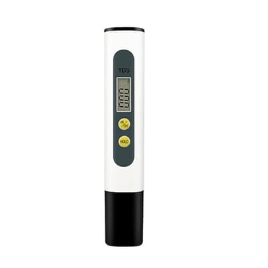 Jinpojun Wassertester, TDS Messgerät, Wasserqualität-Tester für Trinkwasser, Schwimmbad, Aquarium, Pools und Labor, Messbereich 0-999 PPM(Schwarz)