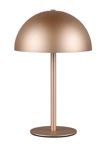 Reality Leuchten LED Akku Tischleuchte Munoz R54891165, Metall Coffee, inkl. 1.3 Watt LED, 4-fach Touch