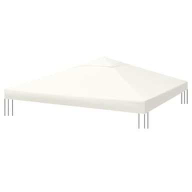 Sekey Ersatzdach Pavillon 3x3 wasserdicht, 1000D Strapazierfähig Polyester mit doppelter PU Beschichtung,Ersatzdach für Gartenpavillon 3 x 3 mfür Garten und Terrasse, (Beige)