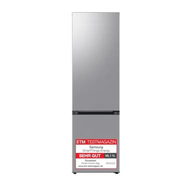 Samsung Kühl-Gefrier-Kombination, Kühlschrank mit Gefrierfach, 203 cm, 390 l Gesamtvolumen, 114 l Gefrierteil, AI Energy Mode, Edelstahl-Look, RL38C600CSA/EG