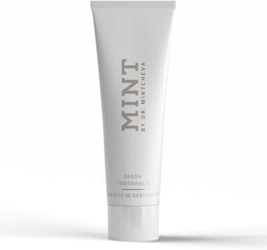 MINT PARO+ Zahnpasta - Fluoridfrei - Innovative Rezeptur - Pflege von Zähnen und Zahnfleisch - gegen Parodontose, Zahnfleischreizungen, Zahnfleischbluten - By Dr. Mintcheva