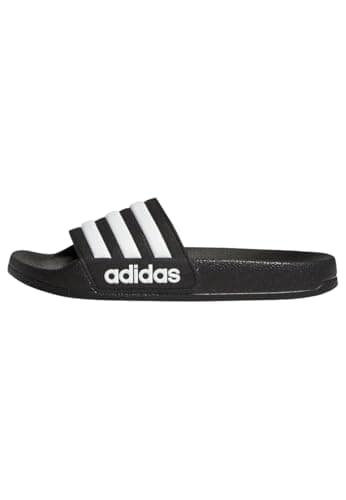 adidas Unisex Kinder ADILETTE SHOWER SLIDES, Core Black / Cloud White / Core Black, 37 EU