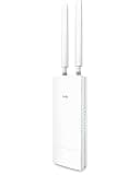 Cudy Unlocked Outdoor 4G LTE Cat 4 Modemrouter mit SIM-Kartensteckplatz, AC1200 WLAN, IP65, abnehmbaren Antennen, passivem PoE-Adapter enthalten, Mast- oder Wandmontage, DDNS, VPN, LT500 Outdoor