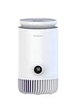 Luftreiniger und Luftbefeuchter 2 in 1 mit waschbarem T-Filter, H13 HEPA Filter, Filterbar 99.97% Tierhaare, Pollen, Staub für Büros, Küchen.Smart Sensor und Auto-Modus abnehmbarem Tank - Weiß