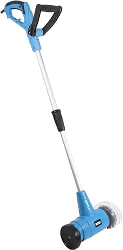 Güde Fugenreiniger GFR 401 (230 V, 400 W, 1800 1/min Motordrehzahl, 89-114 cm Arbeitsgriffhöhe, Softgriff, Spritzschutz, Führungsrad, 1x Fugenbürste Metall und 1x Nylon, werkzeugloser Bürstenwechsel)