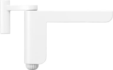 ABUS Türschließer 2603 für leichte Innentüren – geeignet für DIN links und rechts schließende Zimmertüren – ohne Bohren, ohne Schrauben – Weiß