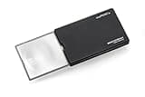 Eschenbach Optik Lupe easyPOCKET mit 3X-Vergrößerung und LED Beleuchtung in Schwarz