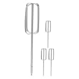 GARVALON 4stücke Handmixer Aufsätze Aus Edelstahl Ersatzteile Für Elektrische Rührbesen Vielseitige Küchenwerkzeuge Kompatibel Mit Verschiedenen Bohrmaschinen Lösung Für Backen