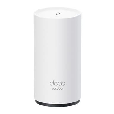 TP-Link Deco BE25-Outdoor Wi-Fi 7 Router | Dualband-WLAN bis zu 2.882 Mbit/s (5 GHz) + 688 Mbit/s (2,4 GHz) | 2× 2,5-Gbit/s-Ports | 802.3at PoE/AC-Stromversorgung | ideal für Garten und Terrasse