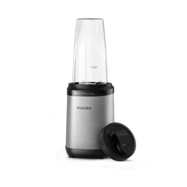 Philips 5000 Series Standmixer - Mini Smoothie Maker, Abnehmbare Klingen, 700ml Becher, ProBlend Plus-Technologie, Leicht zu reinigen, Elegantes, kompaktes Design. 800Watt Leistung. Silber (HR2764/00)