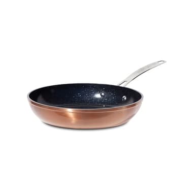 Nuwave 24CM l gesunde Duralon Kupfer Keramik Antihaft-Bratpfanne, PFAS-frei, spülmaschinen- und ofenfest, induktionsfest, hitzebeständige Griffe, mit Diamanten angereichert, kratzfeste Oberfläche
