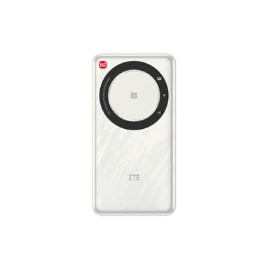 ZTE U30AIR 5G WLAN-Taschen-Router – 5G High-Speed-Konnektivität, Dualband-WLAN, flüssiges Streaming und Spiele, einfache Konfiguration, tragbar, unterstützt mehrere Geräte - Weiß