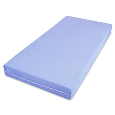 MSS e.K. Easy Active 60 x 120 x 11 cm Roll-Matratze für Kinder und Erwachsene Bezug Blau Komfortschaum