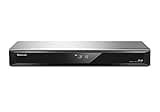 Panasonic DMR-BST765AG Blu-Ray Player und Recorder mit Twin HD DVB-S Tuner, 500 GB Festplatte, 4K Upscaling, Ultra HD, Simultanaufnahme, Smart Ready, Silber