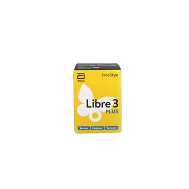 Freestyle Libre 3 Plus Sensor – Echtzeit-Glukosemessung, kontinuierliches Glukosemonitoring (CGM), diskret & bequem, 15 Tage Tragedauer