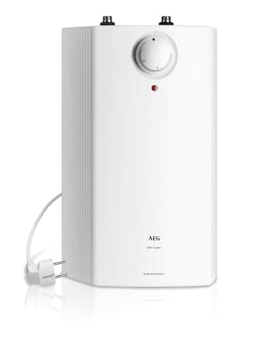 AEG druckloser Kleinspeicher Huz 5 Comfort mit ThermoStop-Technologie mit Stecker, 5l, untertisch, stufenlose Temperaturwahl von ca. 35-85 °C, 2kW, 222164
