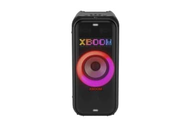 LG xboom DXL7T, rollbarer Bluetooth-Lautsprecher (250 W, Karaoke- & DJ-Funktionen, Beleuchtung), Schwarz [Modelljahr 2024]