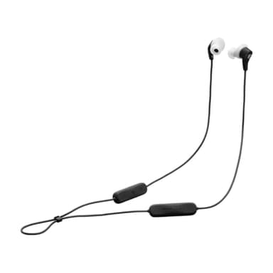 JBL Endurance Run 3 Kabellose In-Ear-Sport-Kopfhörer mit Bluetooth, 25 h Akkulaufzeit, FlipHook- und TwistLock-Technologie, IP65 Wasser-/Staubschutz, Inline-Mikrofon, Fernbedienung, Schwarz/Grau