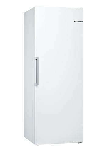Bosch GSN58AWDV Serie 6 XXL-Gefrierschrank, 191 x 70 cm extra breit, 365 L, NoFrost nie wieder abtauen, LED-Beleuchtung gleichmäßige Ausleuchtung, BigBox Platz für großes Gefriergut, Weiß