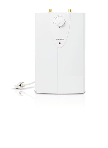 Bosch Elektrischer Kleinspeicher Tronic 1500 TO - Energieklasse A, 230V, 5 Liter Kapazität - Unter-/ Übertischgerät, Stufenlose Temperatureinstellung - Weiß