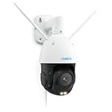 Reolink 4K 8MP Wi-Fi 6 Überwachungskamera Aussen, 2,4/5GHz WLAN Kamera Outdoor mit 5X Optischem Zoom, Auto-Tracking, 360° Ansicht, 60m Vollfarb-Nachtsicht, 2-Wege-Audio und AI-Erkennung, RLC-823S1W